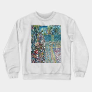 GARDEN,HOUSE and SWIMMING POOL Crewneck Sweatshirt